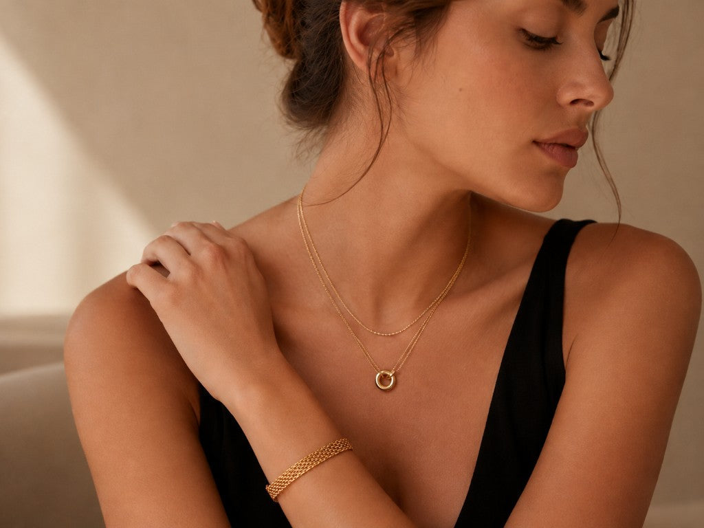 Layering necklaces without overthinking it