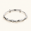 Ladies Adjustable Bracelet with Twisted Design