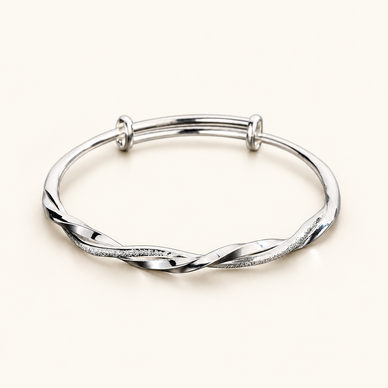 Ladies Adjustable Bracelet with Twisted Design