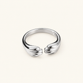 Women's Adjustable Ring Featuring Cat Paw Design