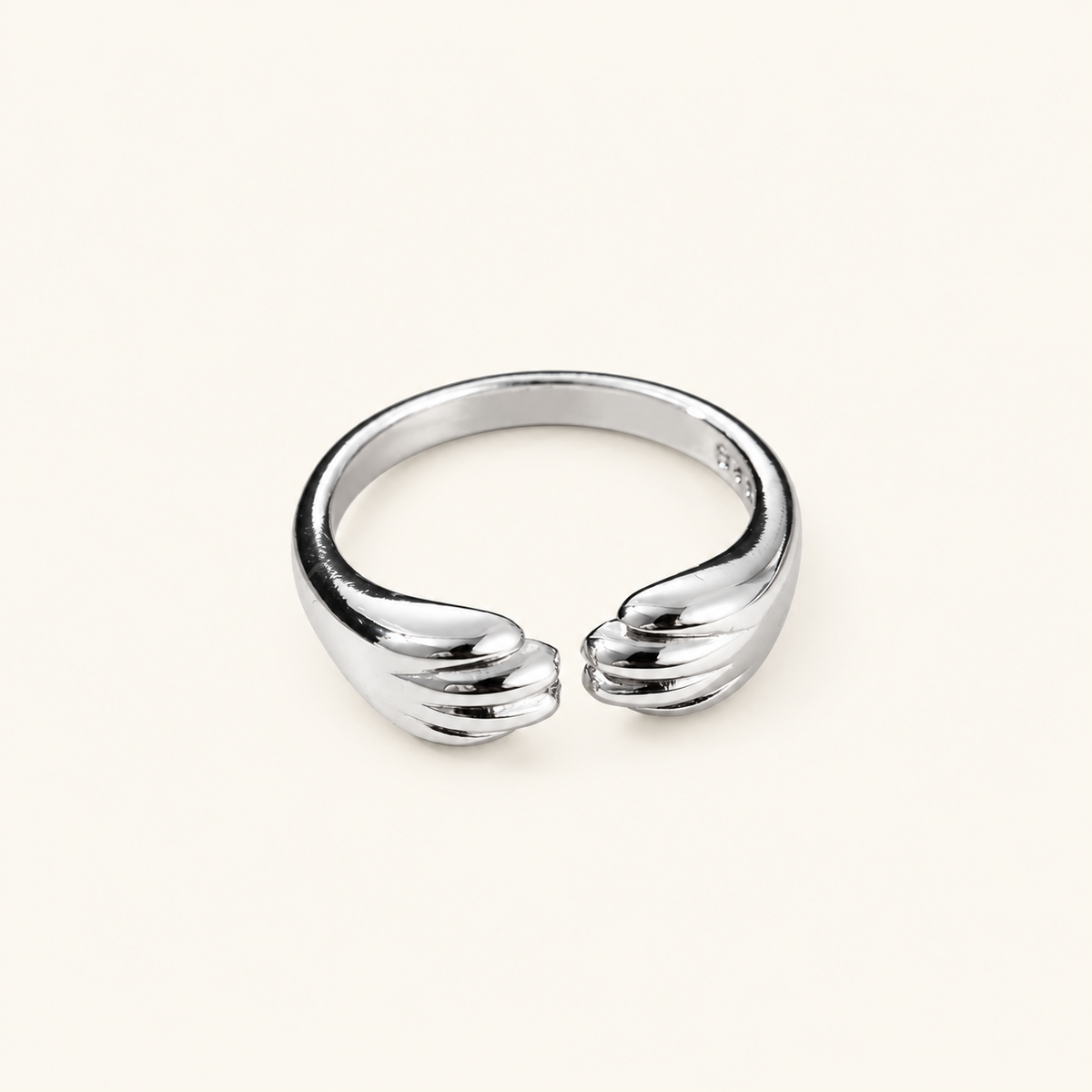 Women's Adjustable Ring Featuring Cat Paw Design