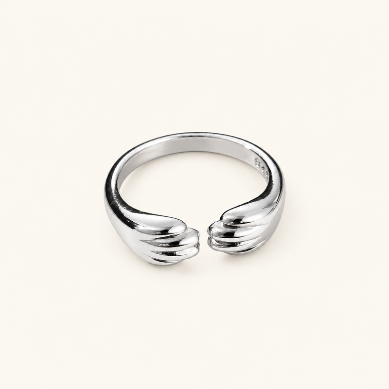 Women's Adjustable Ring Featuring Cat Paw Design