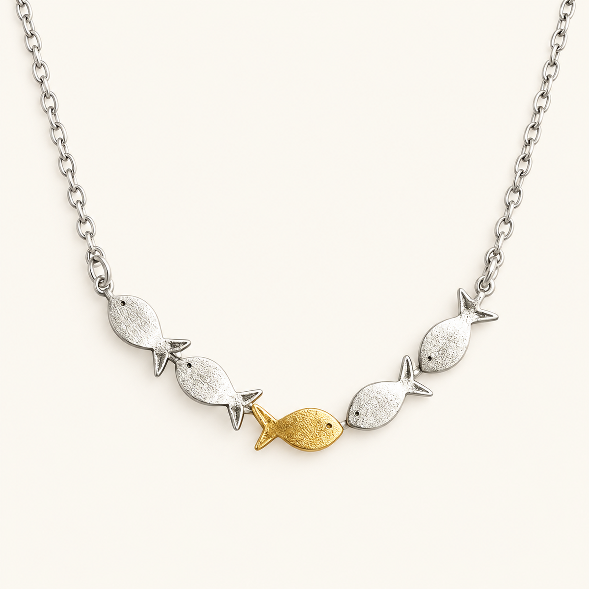 Necklace for Women with Fish Pendant