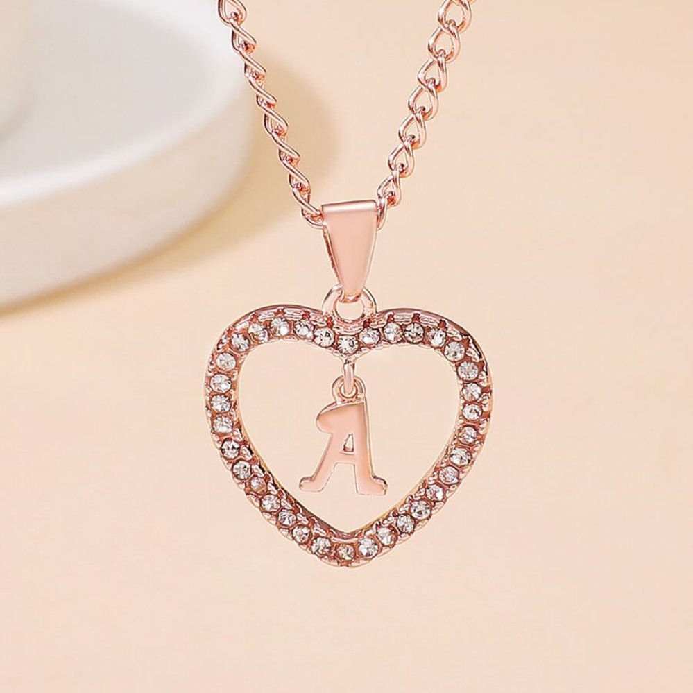 Initial Heart Necklace