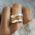 Thalia Ring with Intertwined Threads