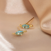 Women’s Dino Earrings in a Set Showcasing Dinosaur Design and Decorative Stone Accents