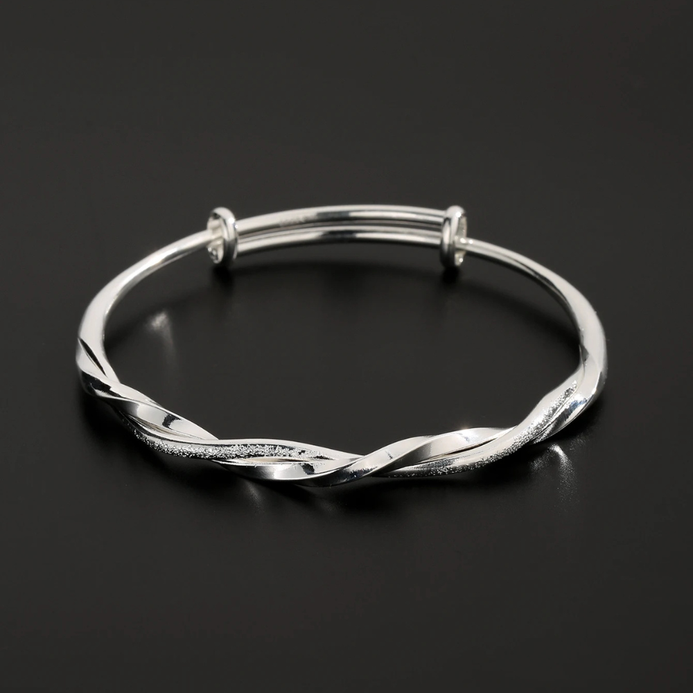 Ladies Adjustable Bracelet with Twisted Design