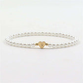 Heart Bracelet with Engraved Initials