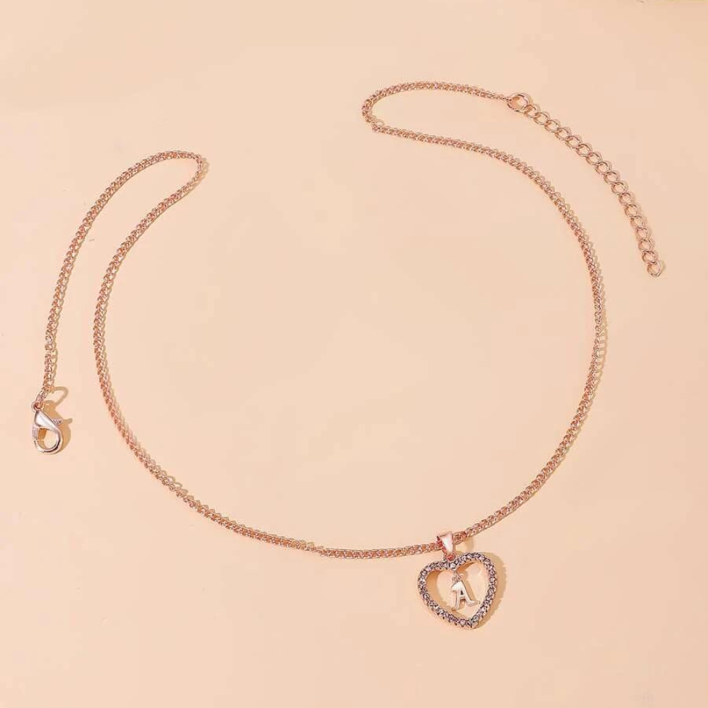 Initial Heart Necklace