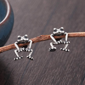 Cute Floating Frog Mini Earrings