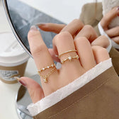 Adjustable Star Rings for Women