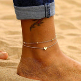 Mini Heart Anklet