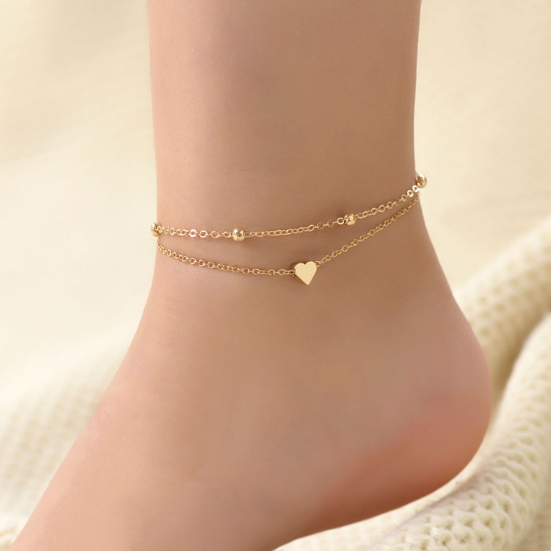 Mini Heart Anklet