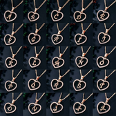 Initial Heart Necklace