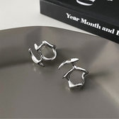 Women's Abstract Earrings in Unique Shape - Pair