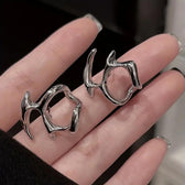 Women's Abstract Earrings in Unique Shape - Pair