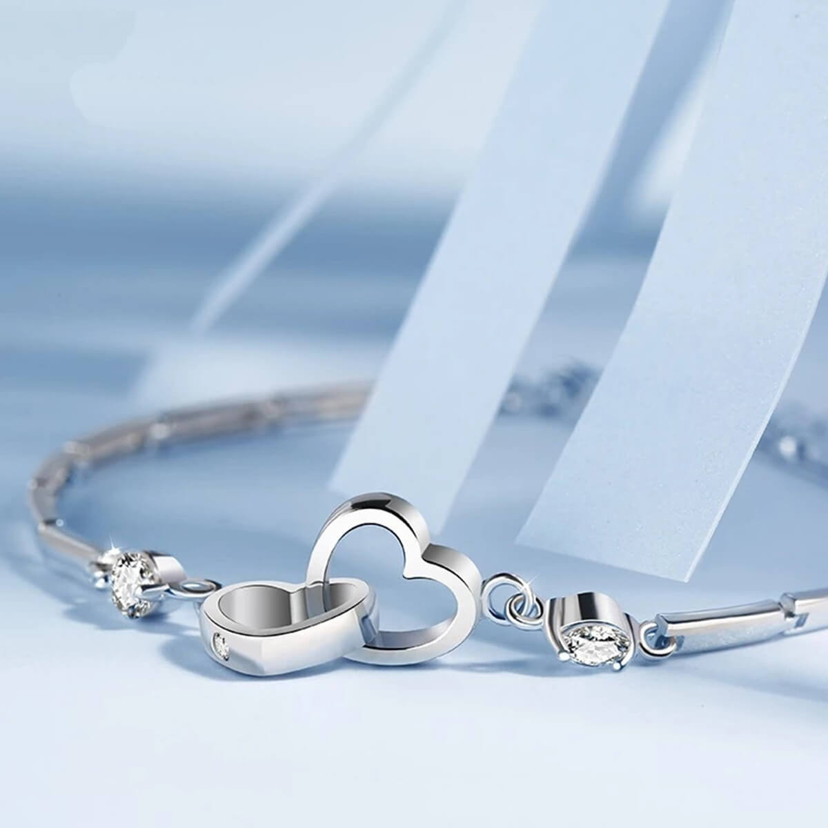 Adjustable Heart Bracelet for Women