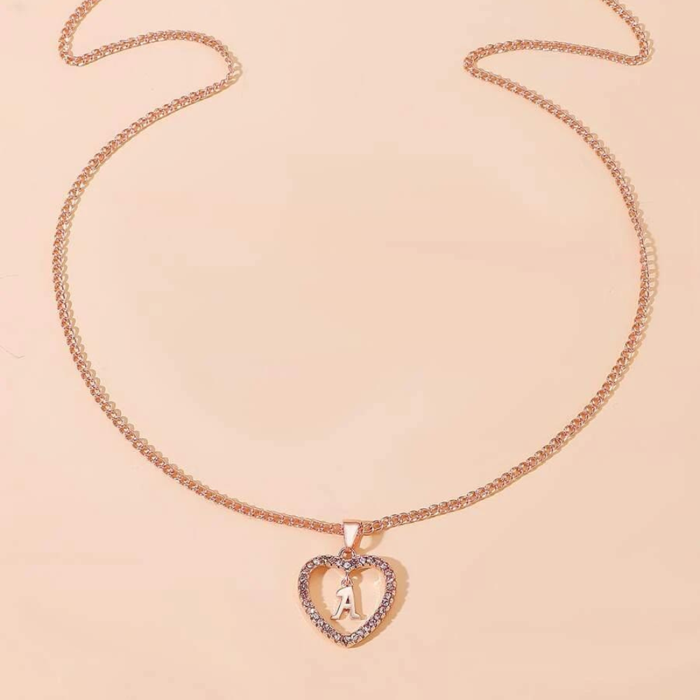 Initial Heart Necklace