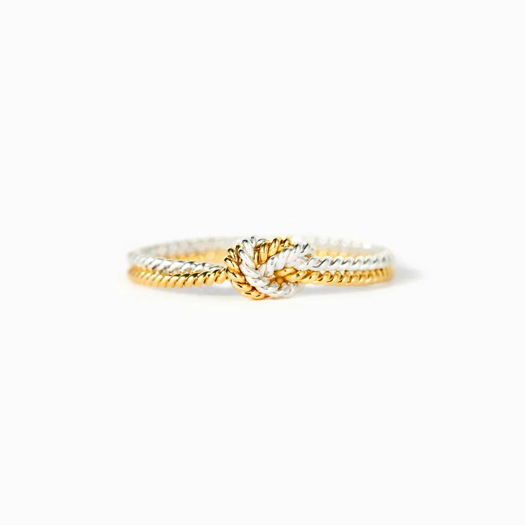 Mother and Daughter Link Ring
