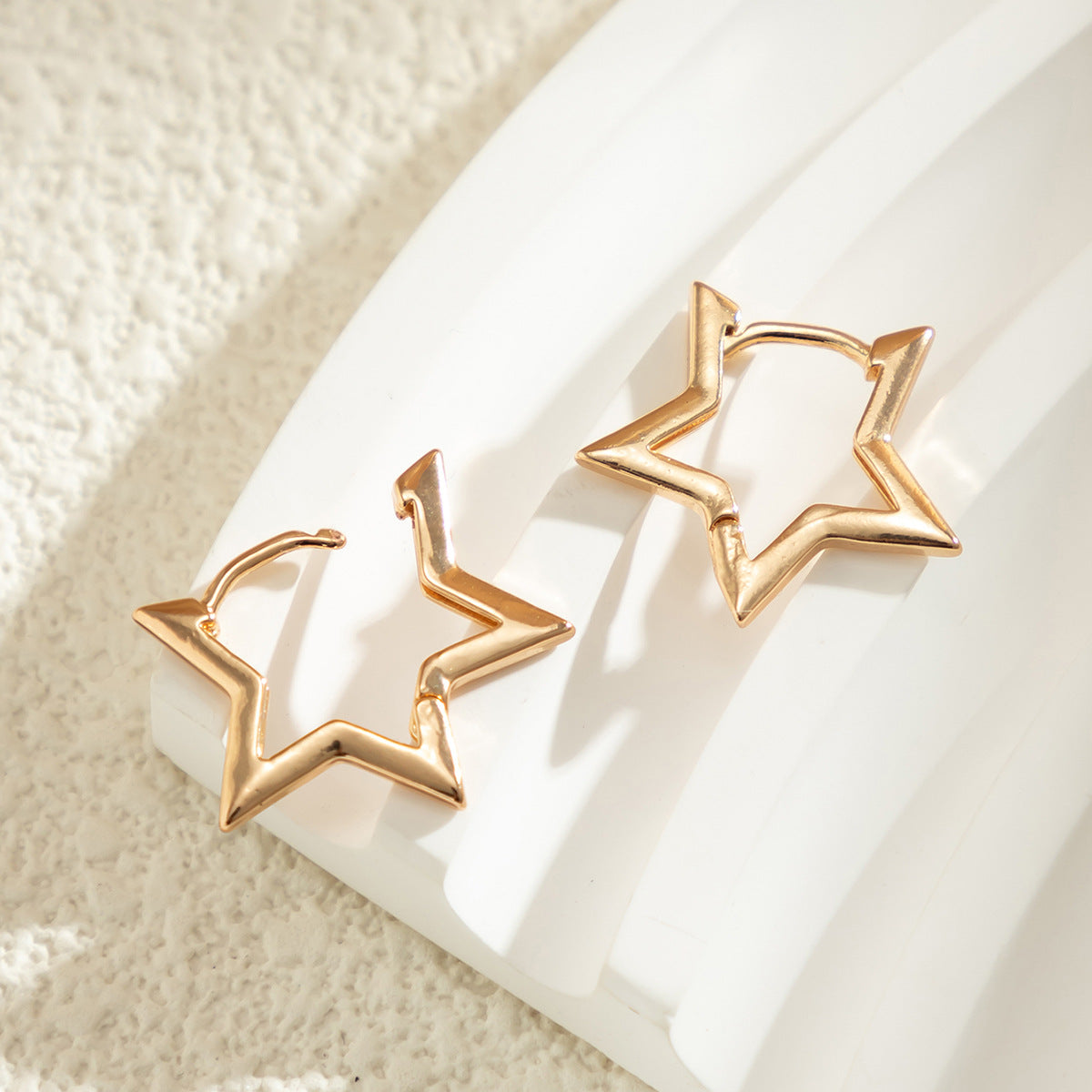 Huggie Star Earrings