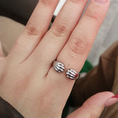 Women's Adjustable Ring Featuring Cat Paw Design