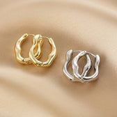 Irregular Hoop Earrings