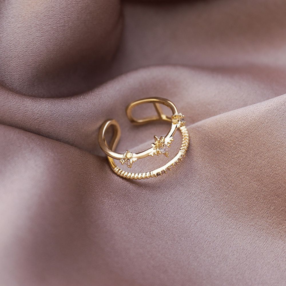 Adjustable Star Rings for Women