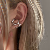 Women's Abstract Earrings in Unique Shape - Pair