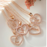 Initial Heart Necklace