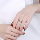 Adjustable Dinosaur Ring with Open Design