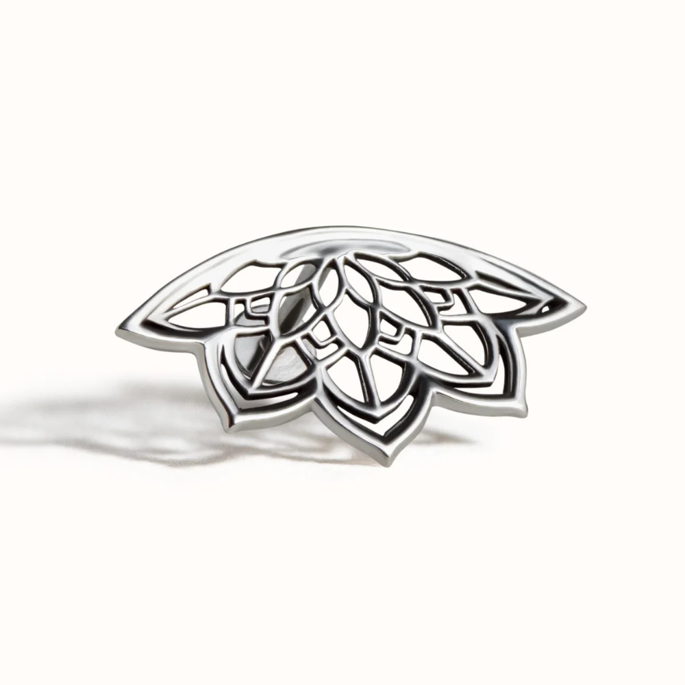 Female Helix Earring with Mandala Pattern
