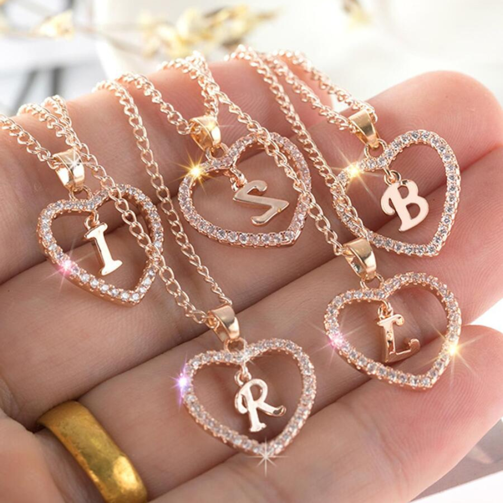 Initial Heart Necklace