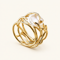 Women's Slim Ring with Round Jewelry Accent