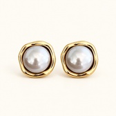 Women's Vintage Earrings with Round Jewelry Features