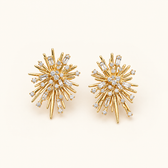 Women's Firework Earrings with Ray-Inspired Style