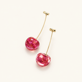 Women's Cherry Earrings with Pendant Style