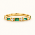 Women's Ring Featuring Set Decorative Stone Accents