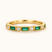 Women's Ring Featuring Set Decorative Stone Accents