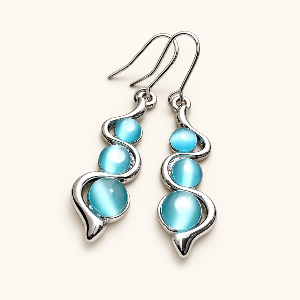 Women’s Drop Earrings with Lengthened Pendant Design