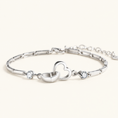Adjustable Heart Bracelet for Women