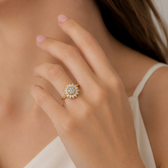 Solaya Sunflower Ring