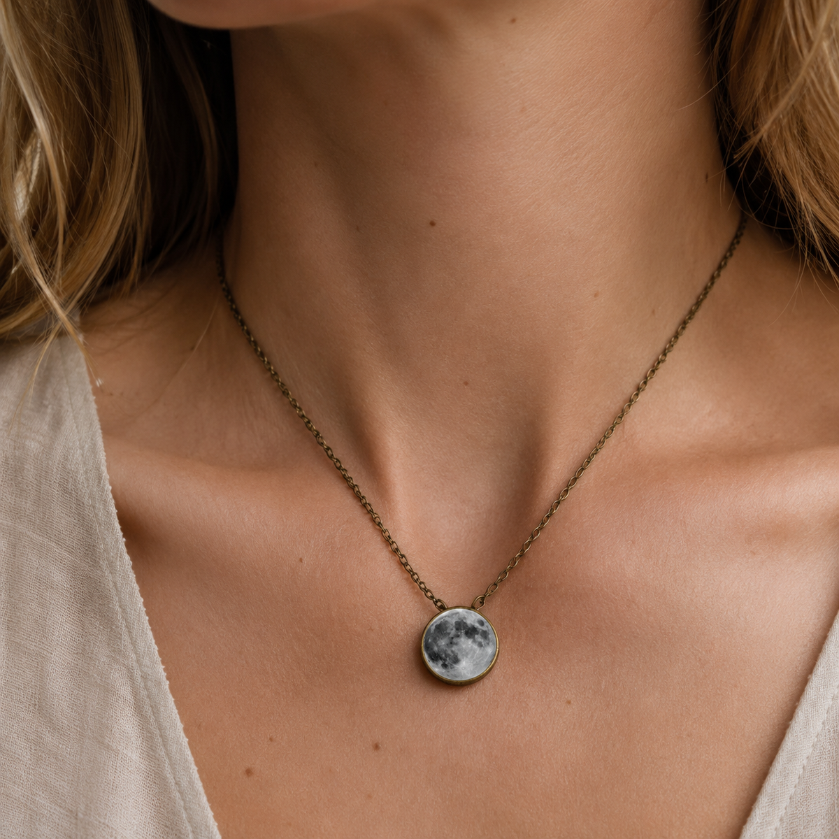 Soraya Full Moon Sky Necklace