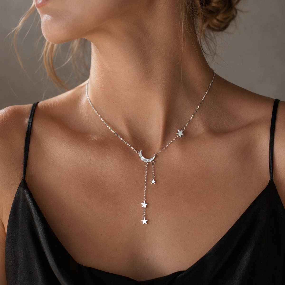 Lunara Moon and Stars Necklace