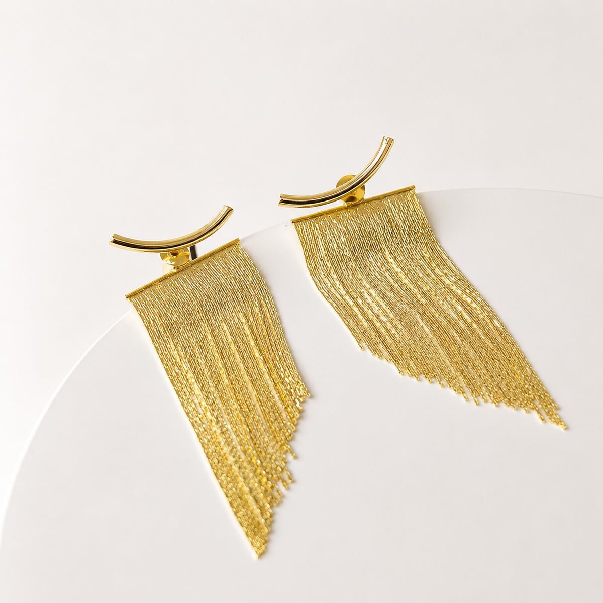 Claire Vintage Curtain Earrings