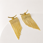 Claire Vintage Curtain Earrings