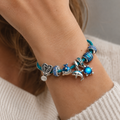 Ocean Bracelet with Marine Charms