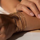 Paige Set of 6 Layered Bracelets