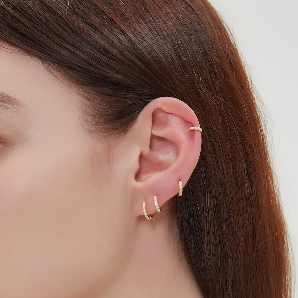 Minimalist Huggie Hoop Earrings