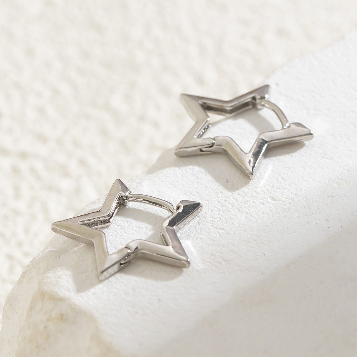 Huggie Star Earrings