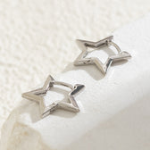 Huggie Star Earrings